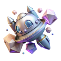 dramatic rustic Spacecraft Pixel Art Transparent for Retro Games png