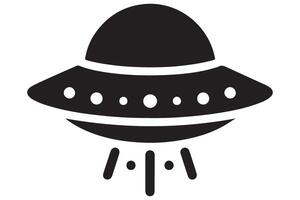 UFO Spaceship Illustration for Science Fiction and Extraterrestrial Themes vector