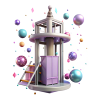 wonderful creative Space Elevator Climber Speed Isolated for Technology Projects high resolution png