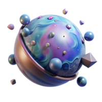 stunning vintage Space Planet Surface Cutout for Graphic Design png