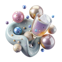 dramatic rustic Sparkling Water Bubbles Fizzy Cutout for Beverage Branding authentic png