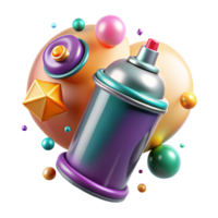 dramatic artistic Spray Paint Graffiti Design Element Isolated high resolution png