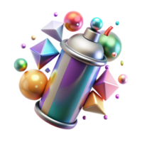 serene classic Spray Paint Graffiti Art Background Isolated authentic png
