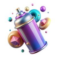 beautiful artistic Spray Paint Graffiti Design Element Isolated png