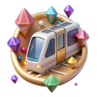 serene classic Subway Map Showing Express Lines Isolated for Quick Transit detailed png