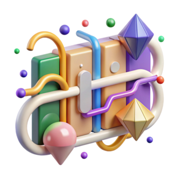 sereno tradicional subterraneo mapa con color codificado líneas transparente para fácil identificación genuino png