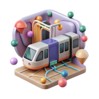 stunning abstract Subway Map with Multimodal Transportation Integration Cutout for Seamless Connectivity high resolution png