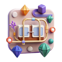 stunning traditional Subway Map with User Generated Content Integration Isolated for Community Driven Information high quality png