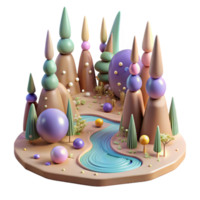 impressive abstract Swamp with Cypress Trees Cutout for Bayou Scenes high resolution png
