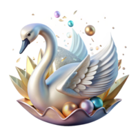 wonderful rustic Swan Silhouette Elegant Transparent Bird Cutout original png