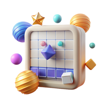 serene minimalist Table Data Grid Ui Component Transparent for Web Applications authentic png