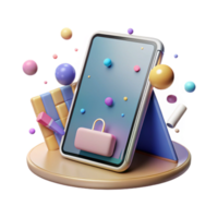magnificent traditional Tablet Device with Stand Case Viewing Mode Isolated for Media Consumption exclusive png