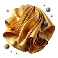 serene abstract Taffeta Fabric Texture Gold Crisp Woven Transparent original png