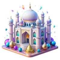 serene modern Taj Mahal Transparent for Indian Architecture authentic png