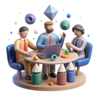 stunning creative Teamwork Collaboration Group Meeting Cutout for Corporate Culture authentic png