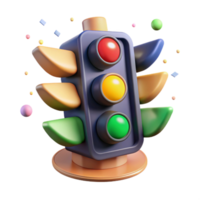 beautiful modern Traffic Light Incident Detection Systems Isolated for Emergency Response high resolution png