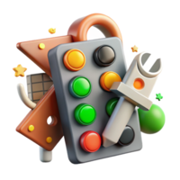 stunning artistic Traffic Light Maintenance Procedures Cutout for Operational Guides high resolution png