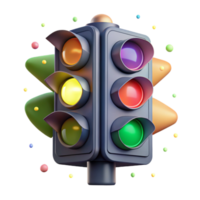 impressive minimalist Traffic Light Night View Transparent for Cityscapes high resolution png