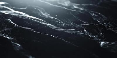 Abstract artistic black and white background with textured lines and light effects photo