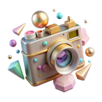 elegant rustic Vintage Camera Transparent Background for Design Projects exclusive png