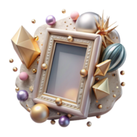 serene rustic Vintage Photo Frame Transparent for Digital Scrapbooking high quality png