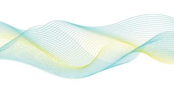 Minimalist Digital Wave Pattern on White Background vector