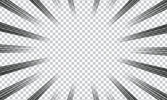 Black and white contrast Background of rays arranged in a circle. Concentration in the center of the composition. For various graphic designs. vector