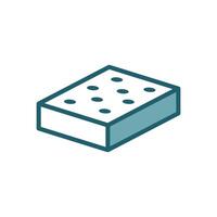Cleaning Sponge Icon Set vector