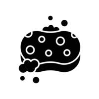 Flat Style Sponge Icon Bundle vector
