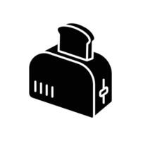 Monochrome Toaster Icons Bundle vector