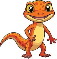 Graceful Newt Illustration Available on EPS File vector