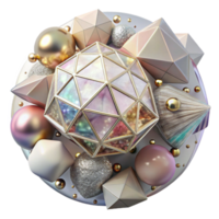 elegant abstract Voronoi Diagram Overlay Transparent for Photo Editing png