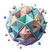 beautiful vintage Voronoi Texture Abstract Pattern Transparent Background authentic png