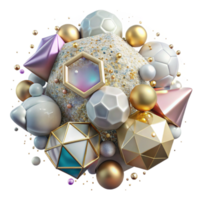 magnificent modern Voronoi Texture Overlay Transparent for Editing premium png