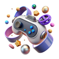 dramatic minimalist Vr Controller with Haptic Feedback Sensors Cutout for Realistic Gaming high resolution png