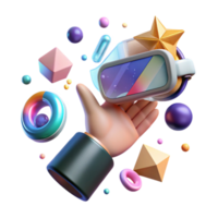 elegant modern Vr Hand Grabbing Object Transparent for Virtual Interactions high quality png