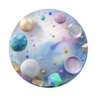 stunning abstract Watercolor Circle Stain Isolated for Backgrounds png