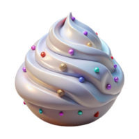beautiful rustic Whipped Cream Texture Close Up Transparent for Food Blogs professional png