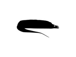 Silhouette of the Cutlass Fish, Flat Style, can use for Logo Gram, Art Illustration, Pictogram, etc. Editable vector
