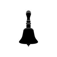 Silhouette of the Hand Ringing Bell, Flat Style, can use for Pictogram, Apps, Website, Logo, Art Illustration, etc. Simple Memorable vector