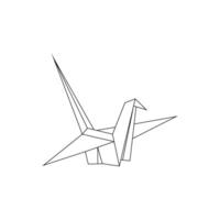Bird Polygonal Lines, can use for Logo, Pictogram, Animal Figure, Website, Apps, etc. vector