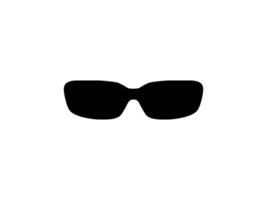 Sun Eye Glasses Silhouette, Flat Style, can use for Pictogram, Logo Gram, Apps, Art Illustration, Template for Avatar Profile Image, Website, or Graphic Design Element. Front View, vector