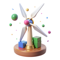 extraordinary rustic Wind Turbine 3d Model Cad Design Isolated for Engineering Software exclusive png