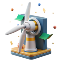 extraordinary minimalist Wind Turbine Generator Internal Components Isolated for Educational Resources genuine png