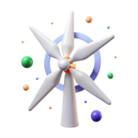 extraordinary artistic Wind Turbine Minimalist Icon Simple Graphic Isolated for User Interface Design high quality png