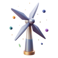 stunning abstract Wind Turbine Side View Isolated for Industrial Design exclusive png