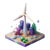 wonderful vintage Wind Turbine Visual Impact Assessment Landscape Analysis Transparent for Urban Design high quality png