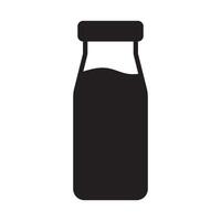 Bottle icon. Milk bottle icon. Milk jar icon. vector