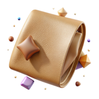 elegant abstract Beige Leather Texture Soft Subtle Cutout for Elegant Designs detailed png