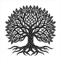 Celtic Oak Tree vector